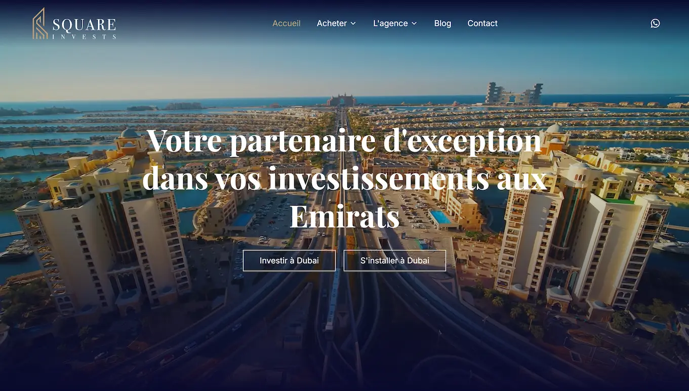 Square Invest – Portail Immobilier Premium de Dubaï